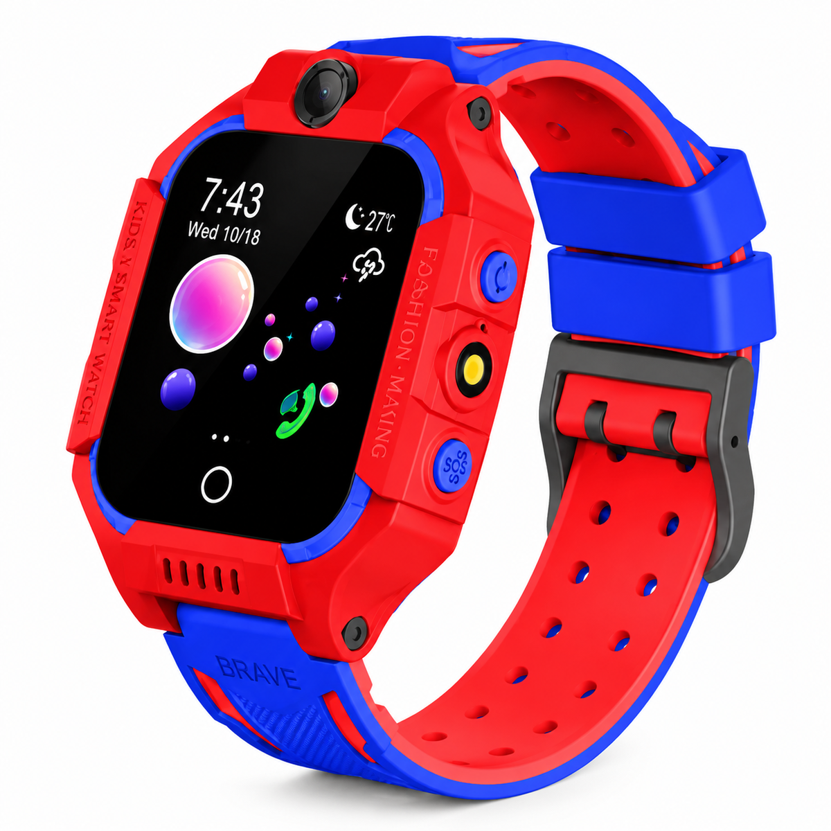 KivoOne GPS Watch - Red