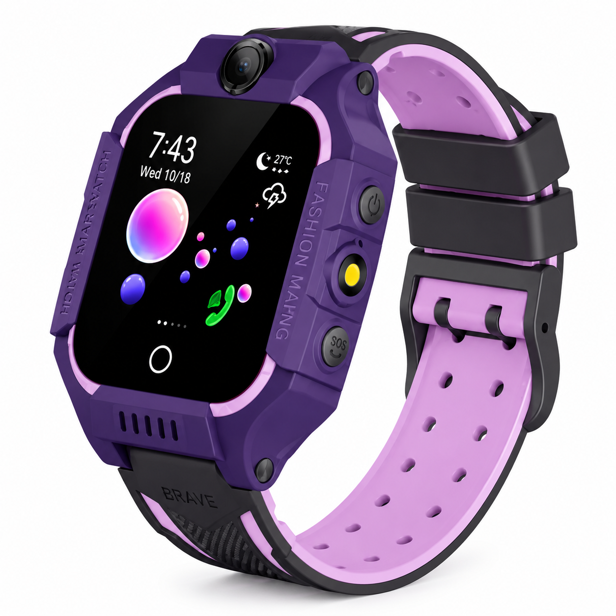 KivoOne GPS Watch - Purple